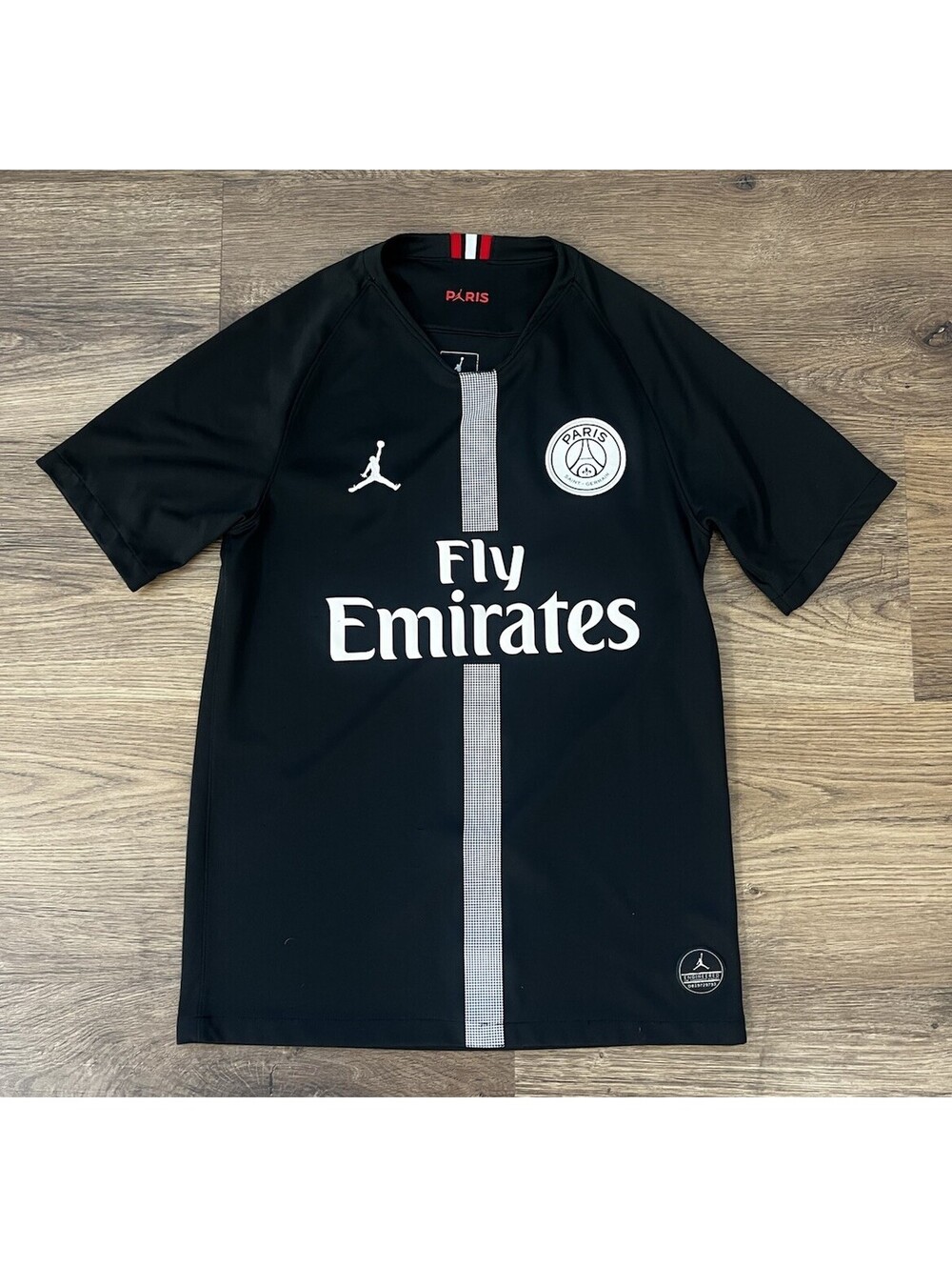 Jordan x PSG Paris Saint-Germain 2018/19 Third Soccer Jersey - Black Small